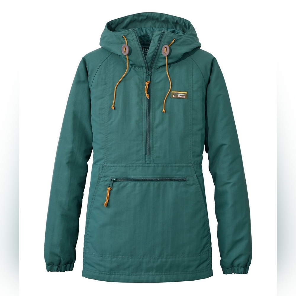 L.L. Bean Spruce Green Women's Mountain Classic Insulated Anorak